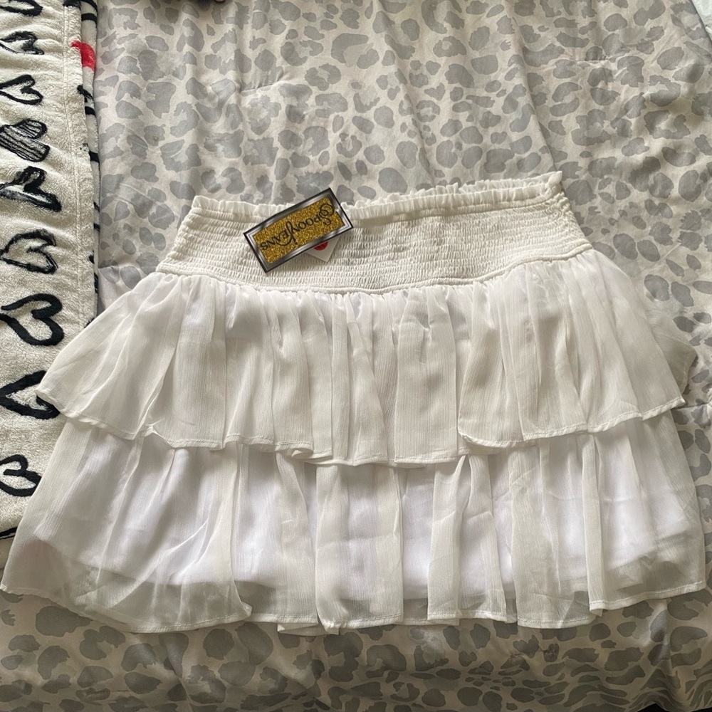 White Layered Skirt